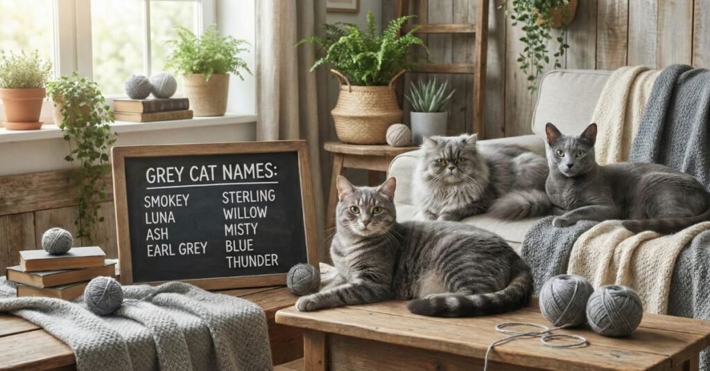 Grey cat names